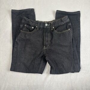 PJ Mark Black Jeans Denim Straight Leg Men's‎ Waist 30" x 28" Inseam